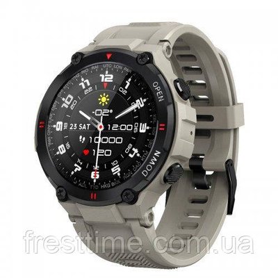 Чоловічий наручний розумний смарт-годинник Smart Watch Modfit Delta Force Grey 36 мм. 1077-0211 фото