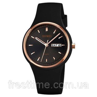 Жіночий наручний кварцовий годинник Skmei 2057BK Black 1080-2076 фото