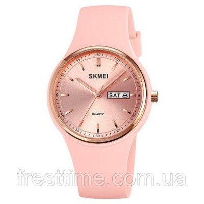 Жіночий наручний кварцовий годинник Skmei 2057PK Pink 1080-2073 фото